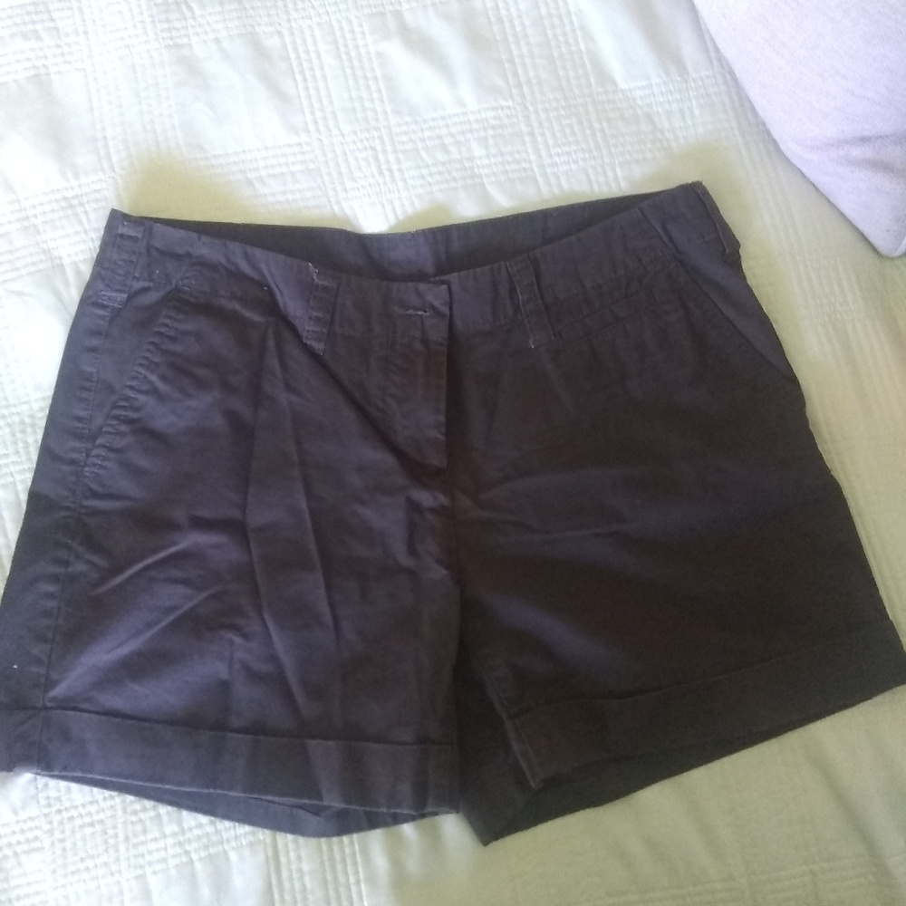 Willi Smith chocolate brown mid-length shorts